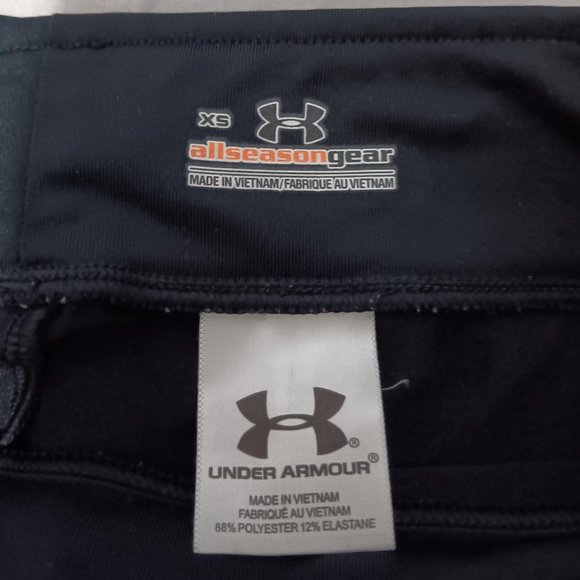 Under Armour All Season Gear Black Pants Size XS EUC - Picture 6 of 11